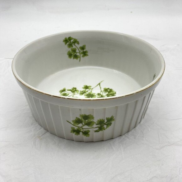 Andrea By Sadek Cookware Set Parsley  7 3/8 & 6” Souffle Casserole Oven To Table - Picture 4 of 16